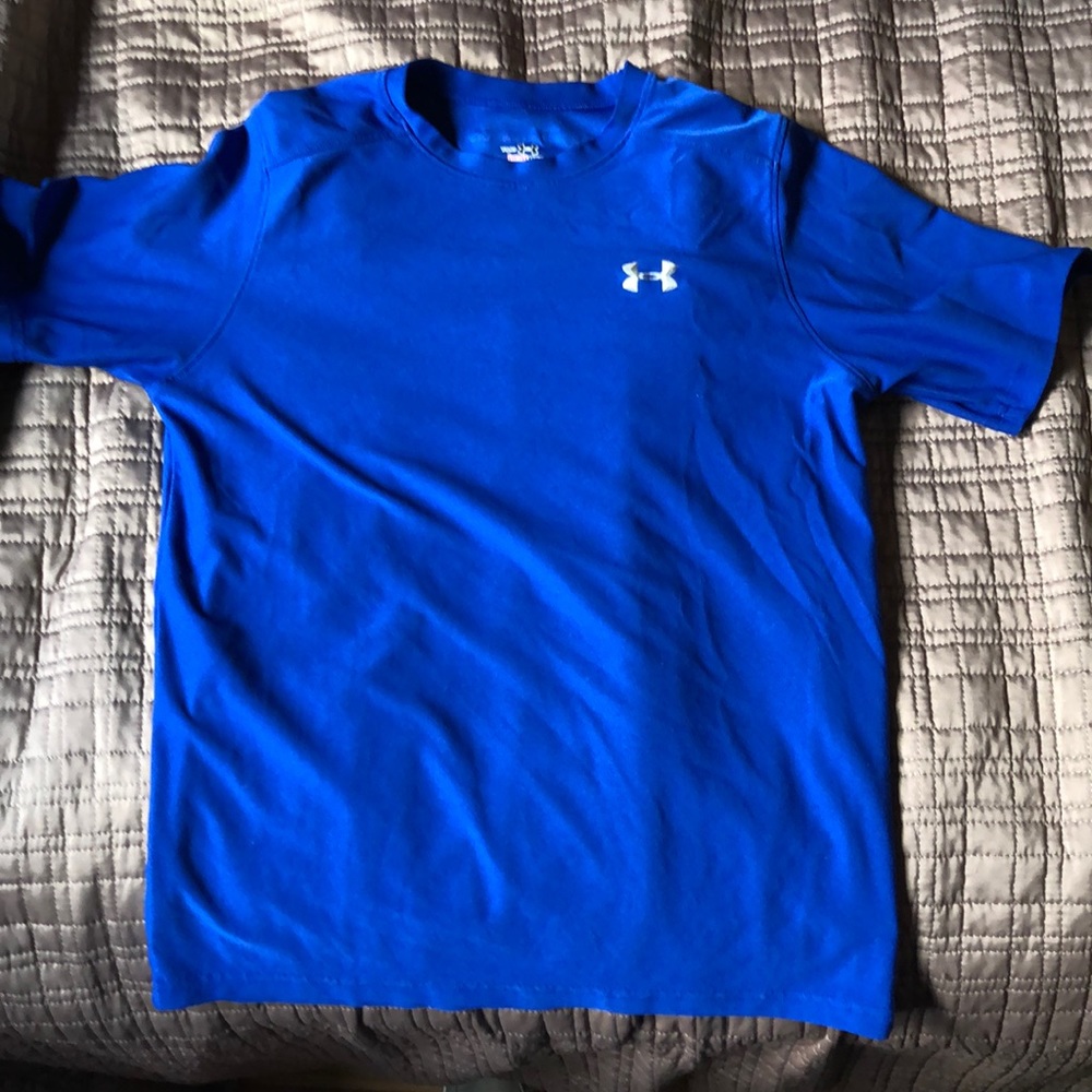 Under Armour Heat Gear kids medium royal blue